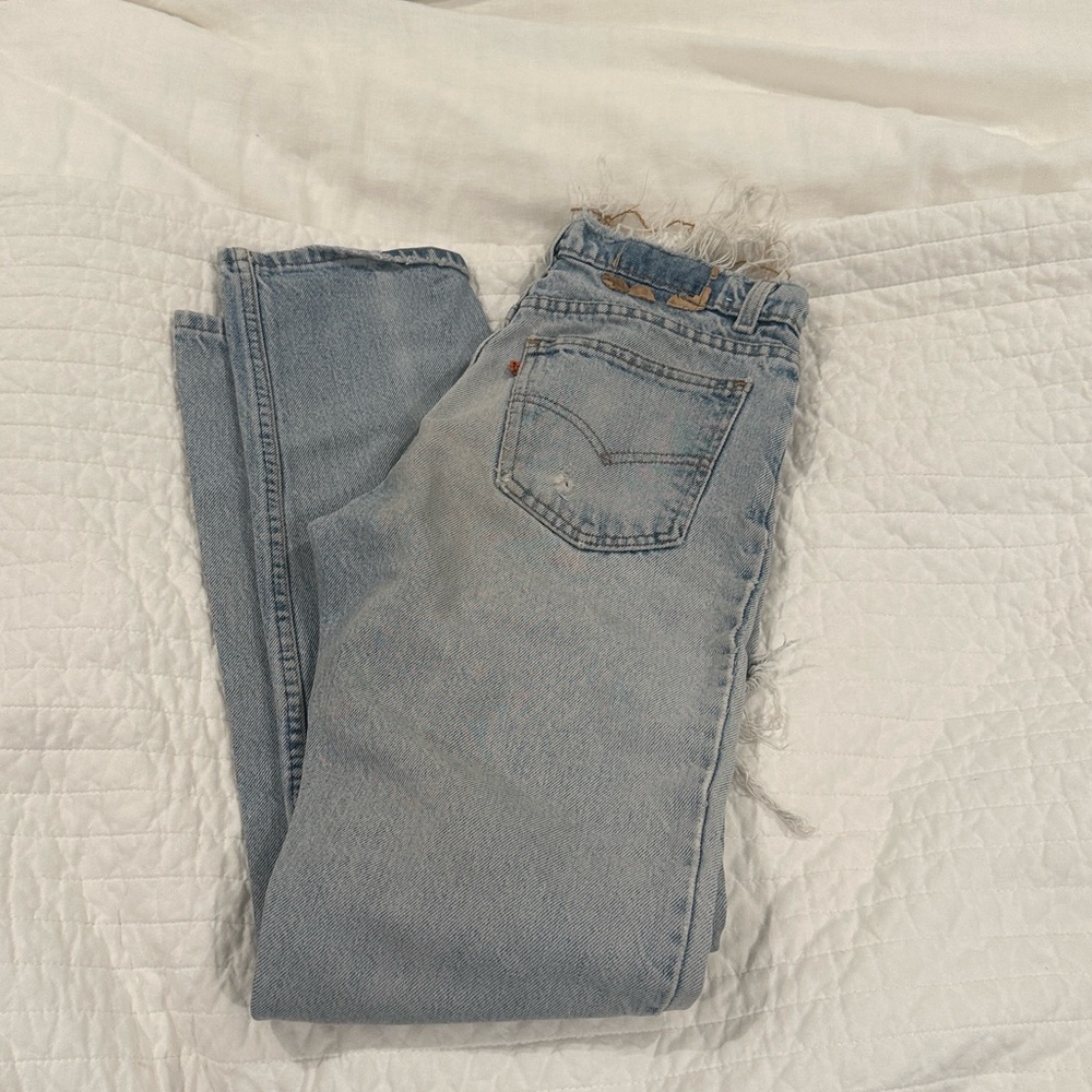 Levi's Vintage Light Wash Straight Jeans